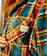 Load image into Gallery viewer, BORREGO SHIRT JACKET BLUE