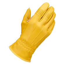 Load image into Gallery viewer, Biltwell Work Gloves 2.0 - Gold Suede/ Leather