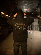 Load image into Gallery viewer, Melrose Moto Unisex Hoodie in Black