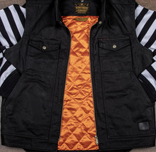 Load image into Gallery viewer, The Convert Vest & Rider Jacket (Black) - 3 Sleeve Styles Included