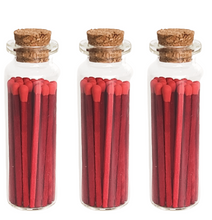 Load image into Gallery viewer, Small Corked Vile & Wood Matches