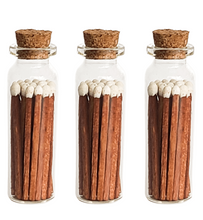 Load image into Gallery viewer, Small Corked Vile & Wood Matches