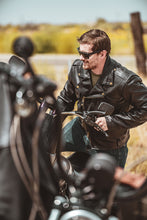Load image into Gallery viewer, Murtaugh Leather Rider Bomber
