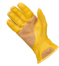 Load image into Gallery viewer, Biltwell Work Gloves 2.0 - Gold Suede/ Leather
