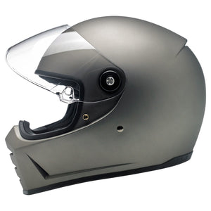 Biltwell Lane Splitter Helmet - Flat Titanium