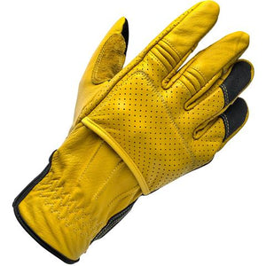 Biltwell Borrego Leather Gloves - Gold