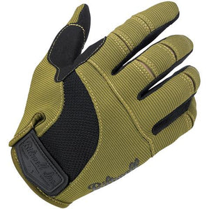 Biltwell Moto Gloves - Olive & Black