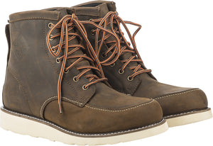 Leather Street Boots in Brown by Fly Racing