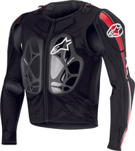 Load image into Gallery viewer, Chest &amp; Arm Body Armor - Bionic Pro by Alpine Stars in Black/Red/White
