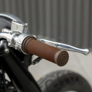 Biltwell Kung Fu TPV Grips - Chocolate