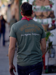 Classic Crew Tee in Military Green