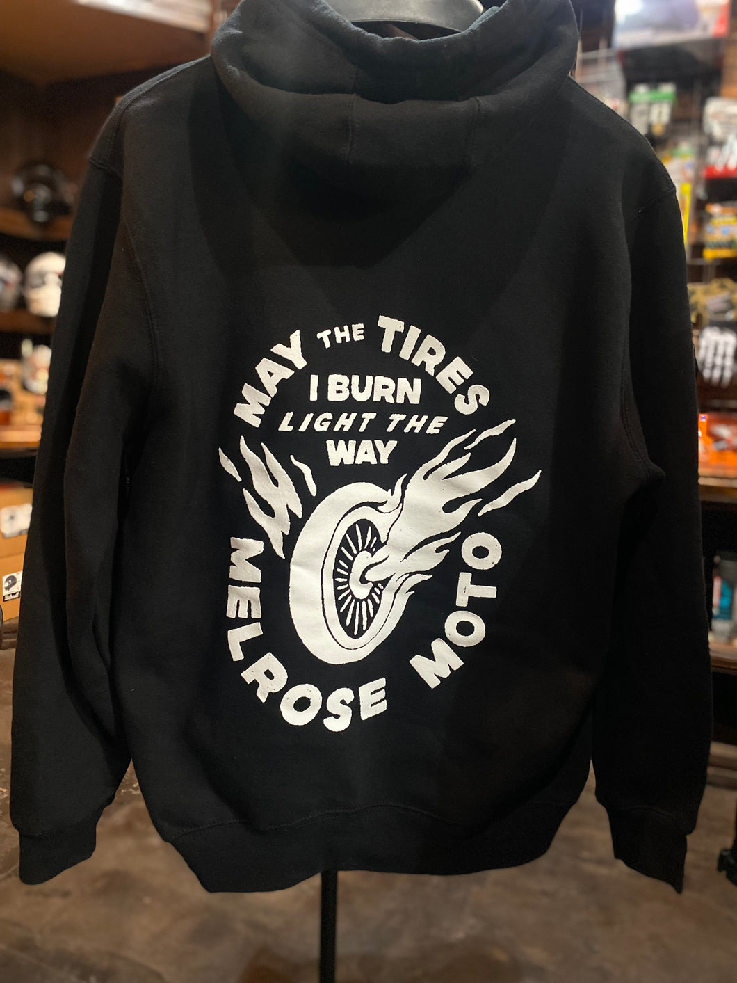 Burn Tires Hoodie - Black