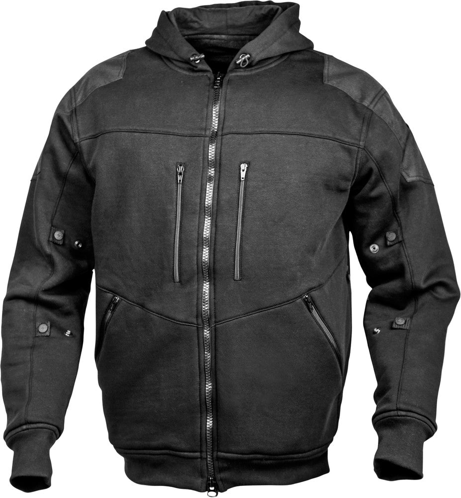 Covert Protective Rider Hoodie in Black