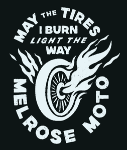 Burn Tires Tee - Black