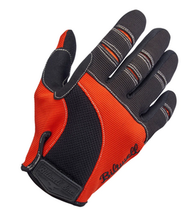 Biltwell Moto Gloves - Orange & Black