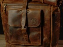 Load image into Gallery viewer, “The Roosevelt” Buffalo Leather Backpack
