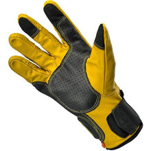 Load image into Gallery viewer, Biltwell Borrego Leather Gloves - Gold
