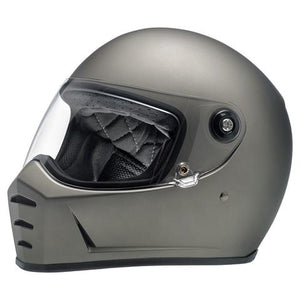 Biltwell Lane Splitter Helmet - Flat Titanium