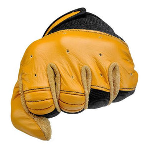 Biltwell Bantam Leather Hybrid Gloves - Tan & Black